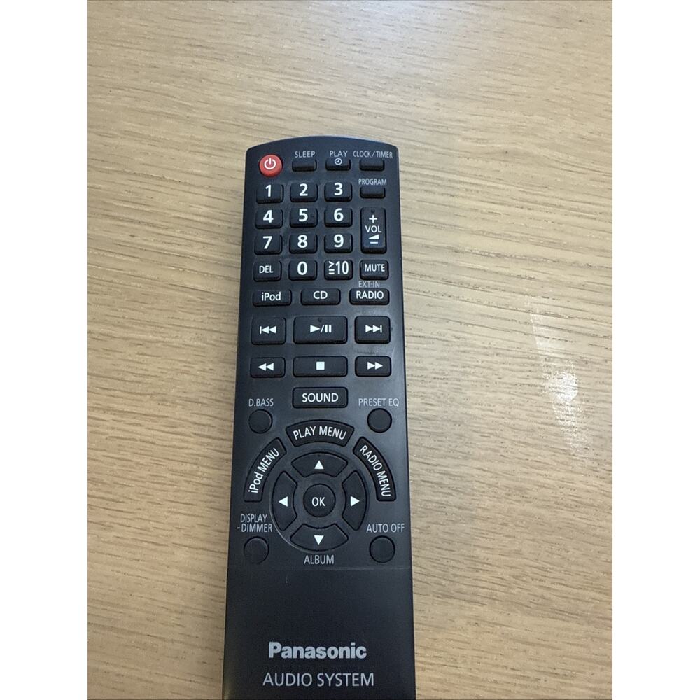 Panasonic N2QAYB000640 Original Audio System Remote Control (Ref#X-141)